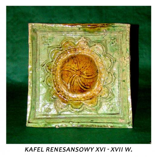 FOT. 15 KAFEL RENESANSOWY XVI - XVII w (1)