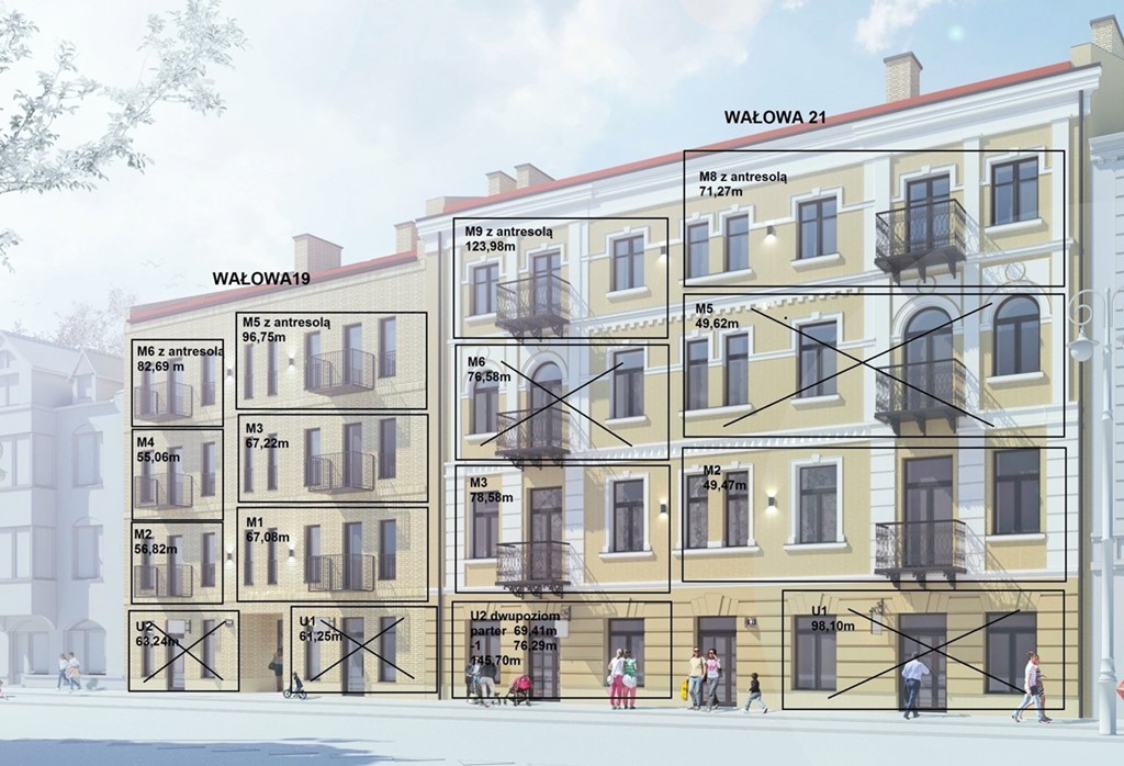 Radom Centrum Wałowa 19 mieszkania nowe sprzedaż
